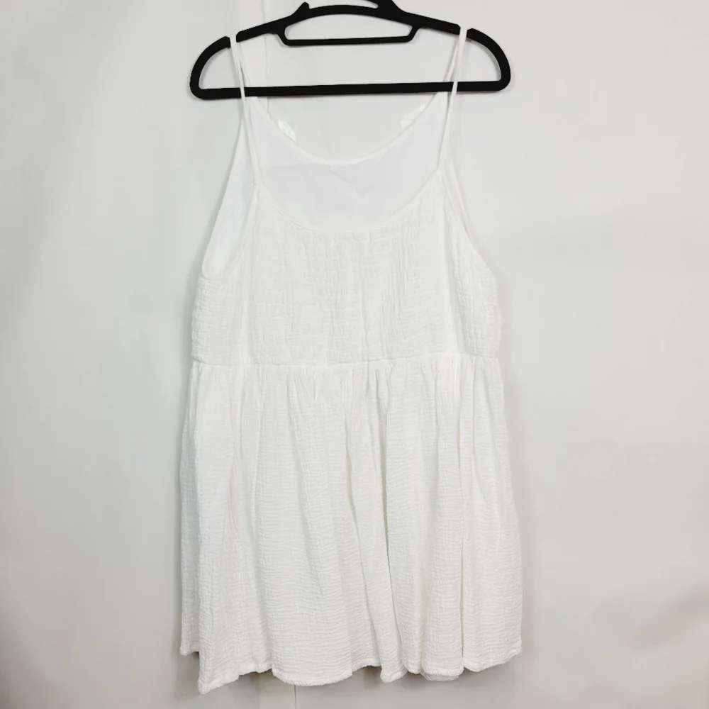 POSSE white slip gauze baby doll dress - Picture 5 of 8